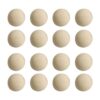 SUPVOX 20 bolas de madera divididas sin terminar medias