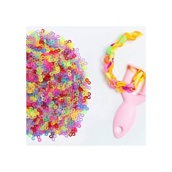 1600 clips en S para bandas de goma pulseras de goma y