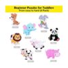 BEESTECH Rompecabezas de animales para niños pequeños
