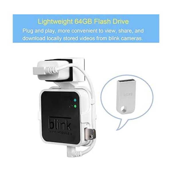 Soporte de pared de salida y unidad flash USB de 64 GB