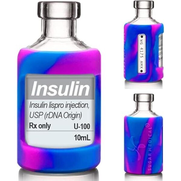Sugar Medical Funda protectora de insulina Vial. Funda de_1