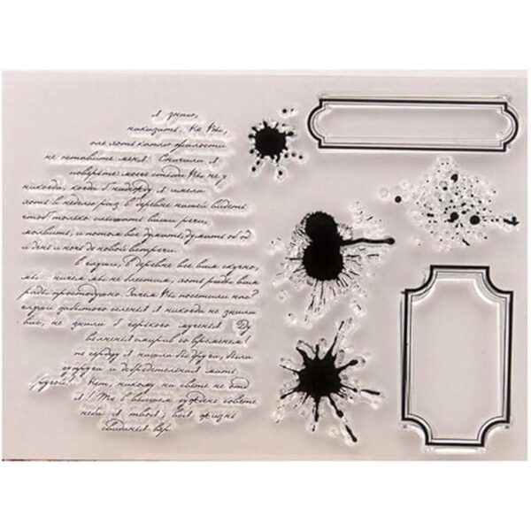Ink Marks Dots Sellos decorativos para álbum de recortes_1