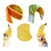 Sombrero de plátano para mascotas adorable gorro con