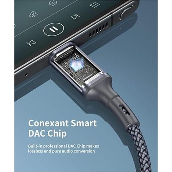Cable auxiliar de audio USB C a 0.138 in JSAUX USB tipo C_3