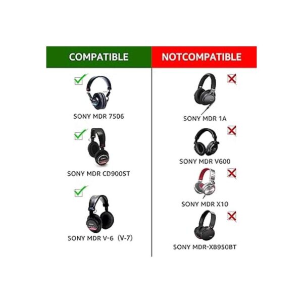 Krone Kalpasmos Almohadillas de repuesto para Sony MDR_3