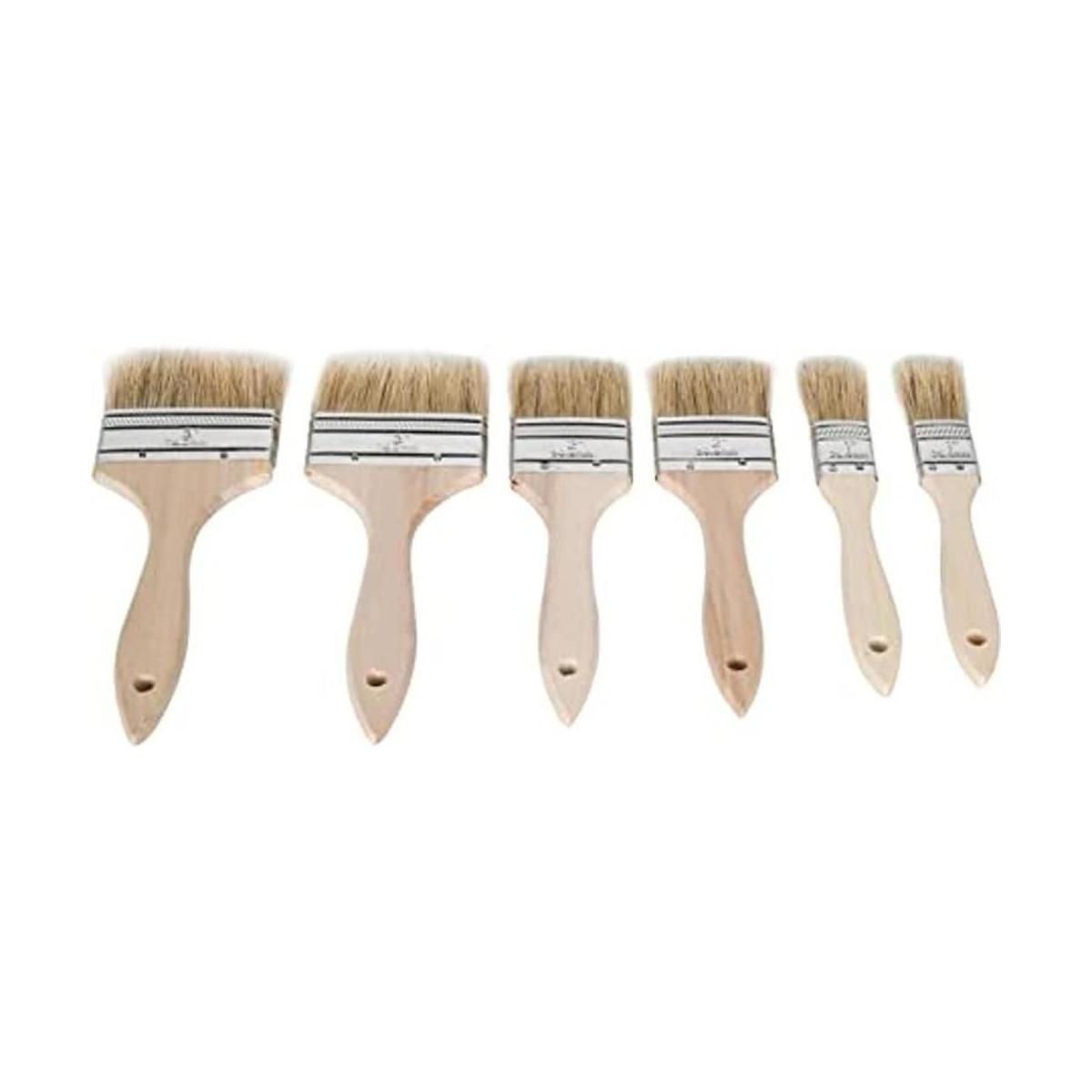 ETERNA Paquete de 6 pinceles de pintura para virutas