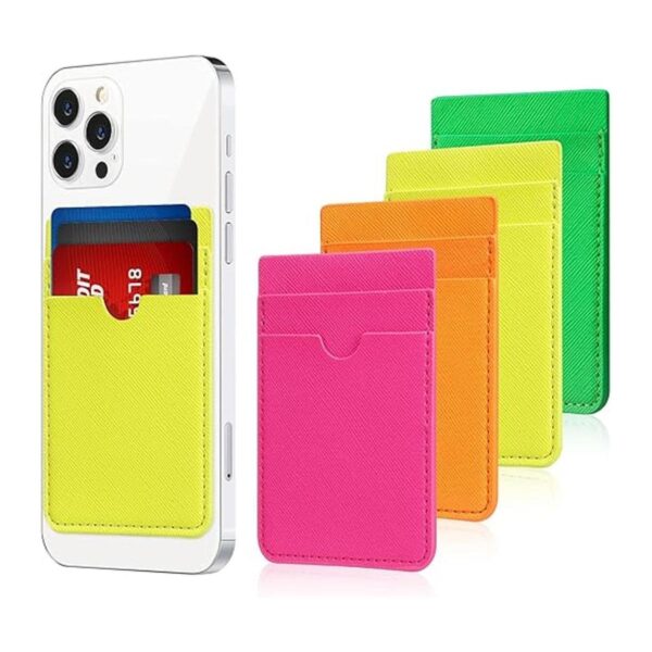4 piezas de soporte para tarjetas de teléfono tarjetero_1