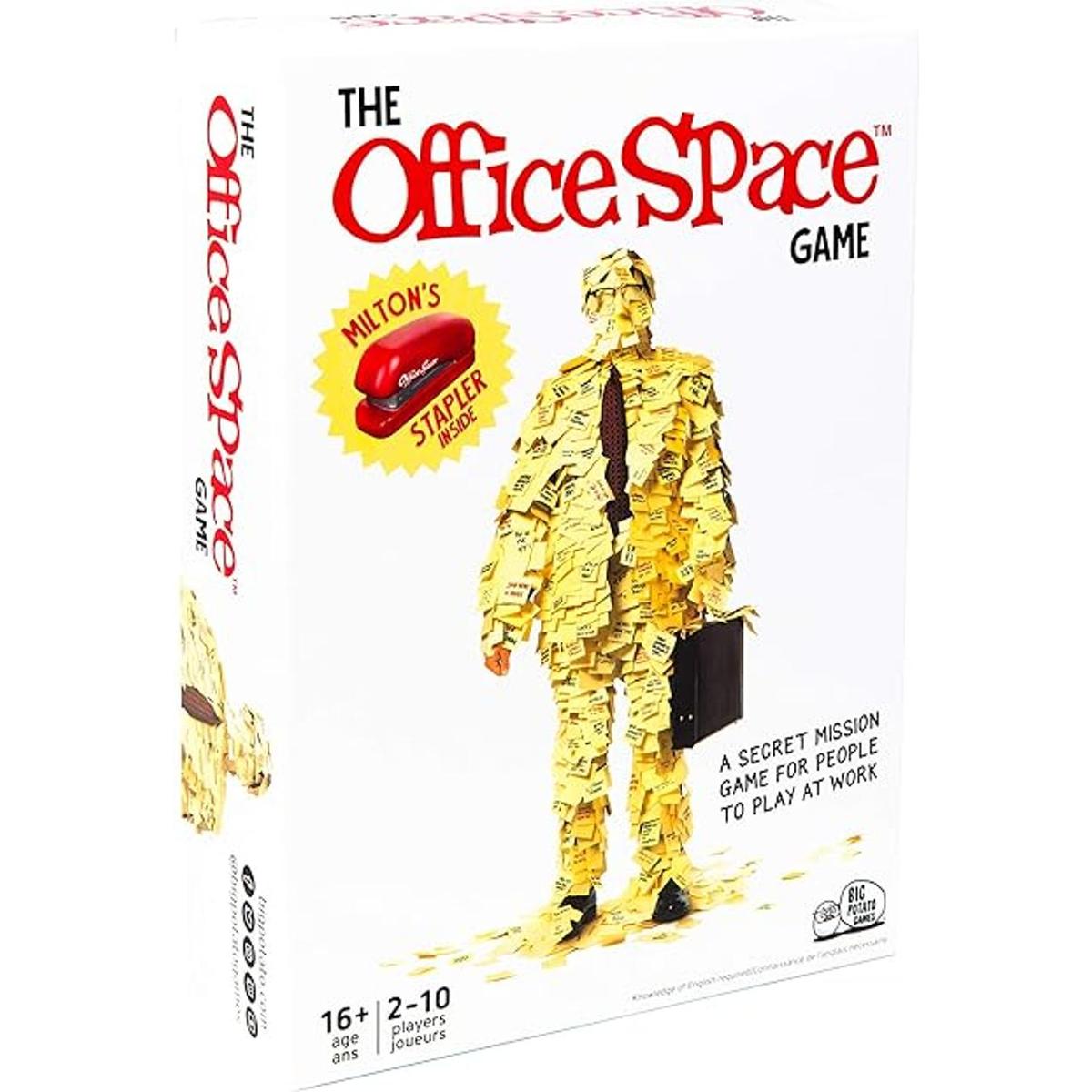 Gran espacio de oficina de patatas un juego de fiesta