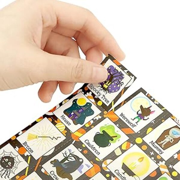 JOYIN Tarjeta de juego de bingo temática de Halloween para_5