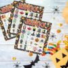 JOYIN Tarjeta de juego de bingo temática de Halloween para_4