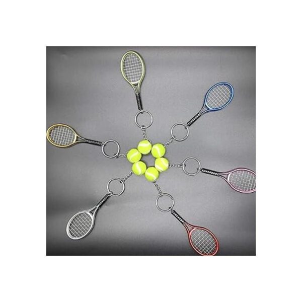 Llavero de tenis raqueta de tenis perfecto para_5