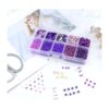 LEEFONE 1 caja de cuentas mixtas para manualidades