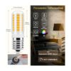 DiCUNO Bombilla LED E17 para debajo del microondas 2700_3