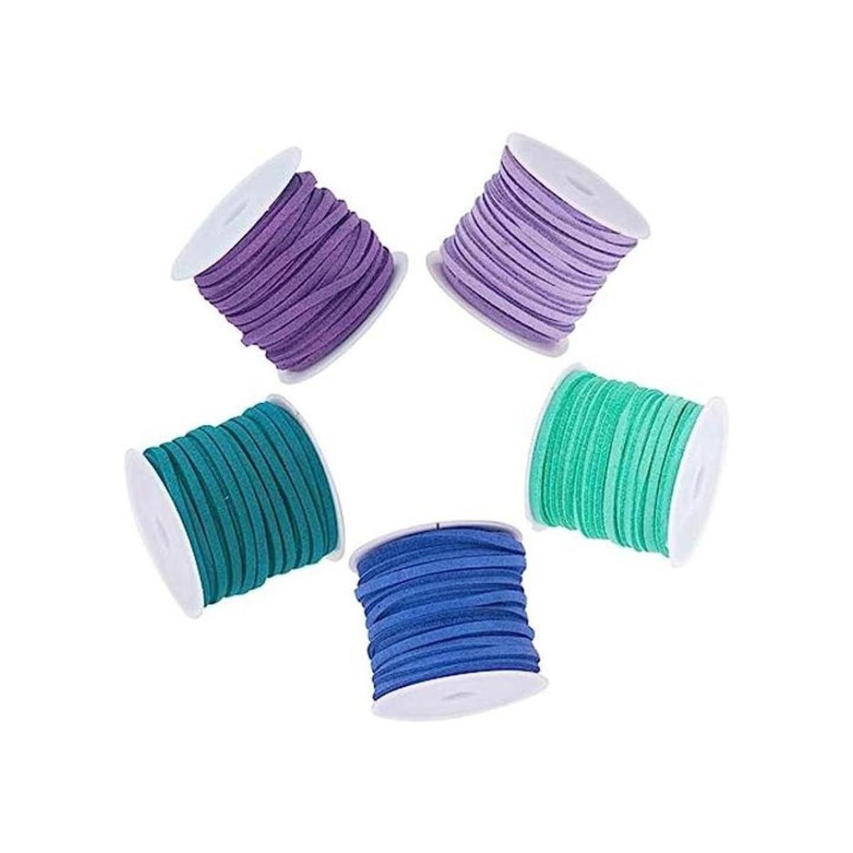 CHGCRAFT Cordón de cuero de microfibra de microfibra de