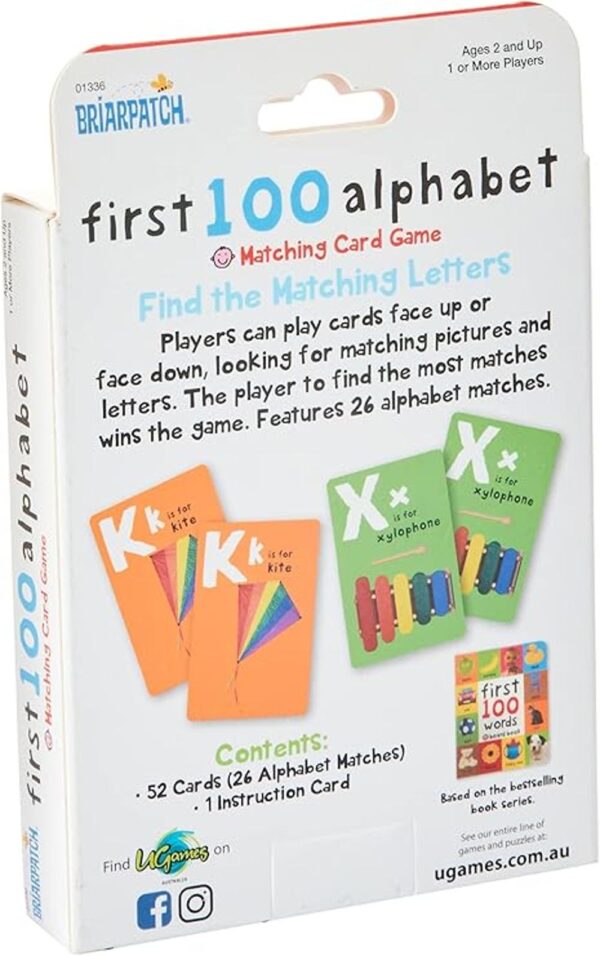 100 Juego de cartas a juego diseño de alfabeto_2