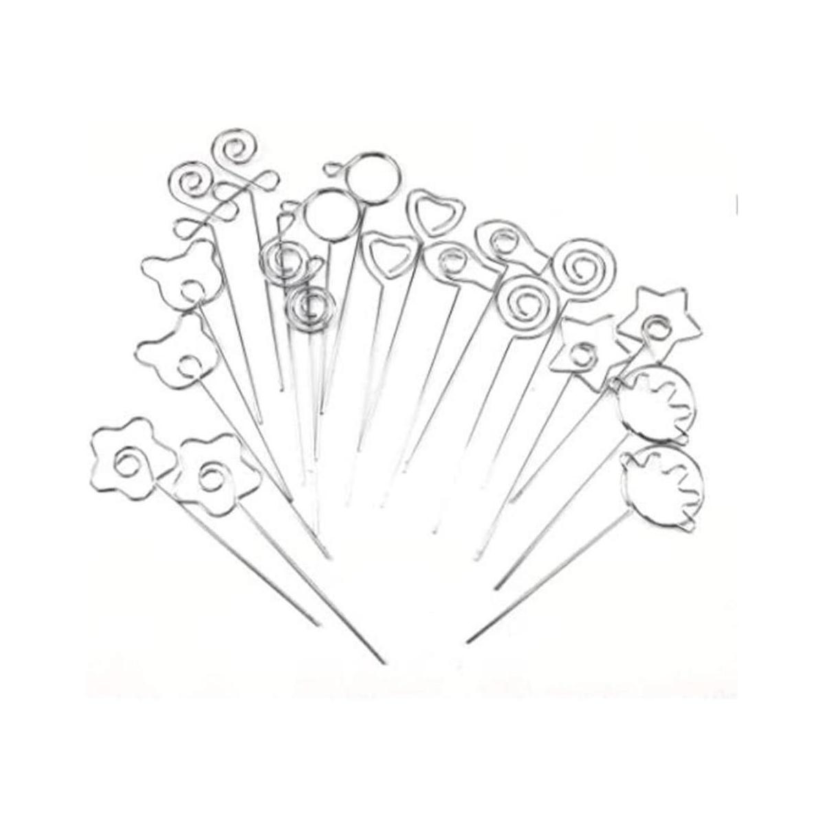 HONBAY 20 piezas DIY Mix Forma Anillo Loop Craft Wire Clip