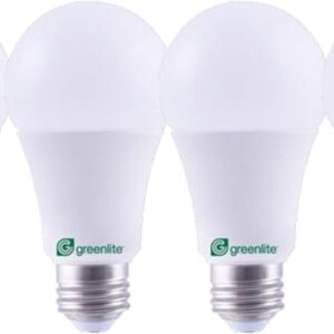 Greenlite Paquete de 4 bombillas LED de 9 W equivalente a_1