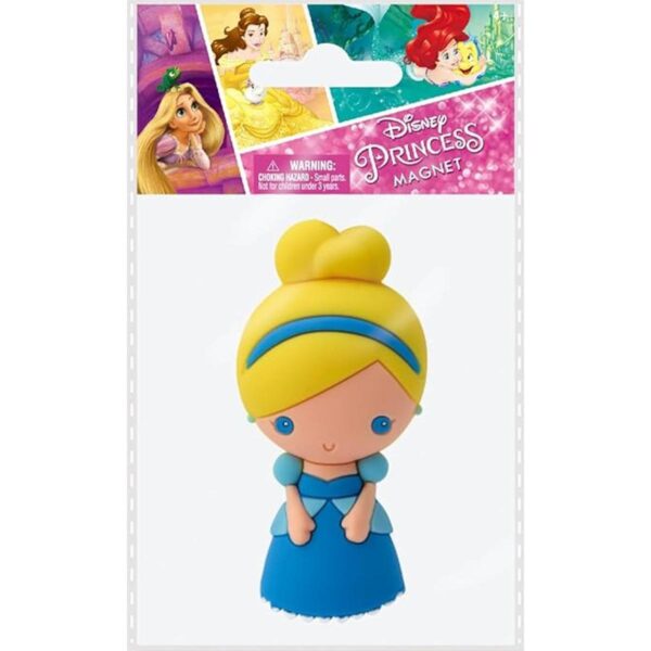 Imán 3D de princesa Cenicienta multicolor 3.0 in_2