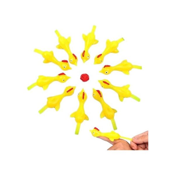 Shyflpopo Slingshot Pollo volador de goma pollo pollos
