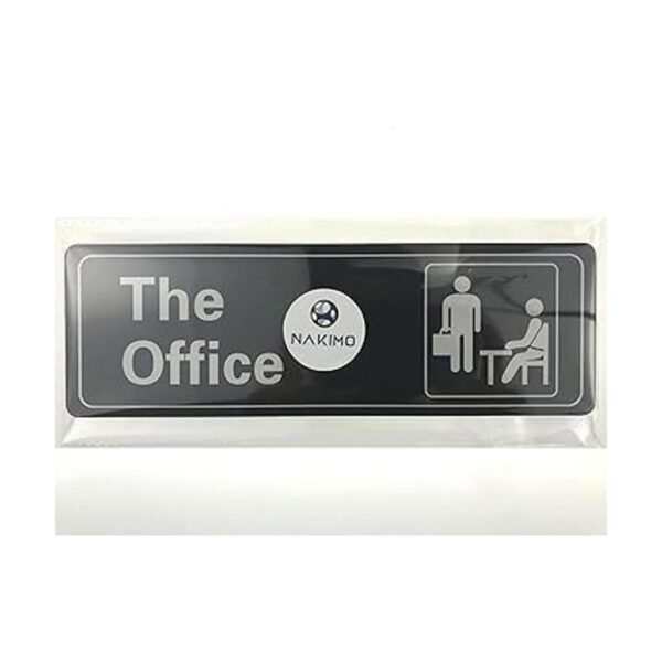 Nakimo The Office Letrero autoadhesivo para puerta o_3