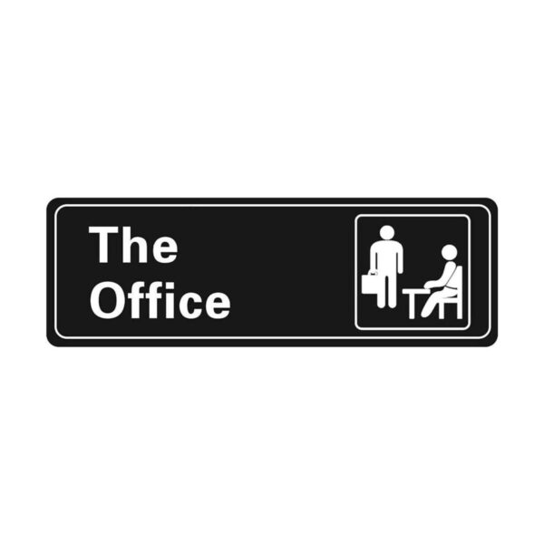 Nakimo The Office Letrero autoadhesivo para puerta o_1