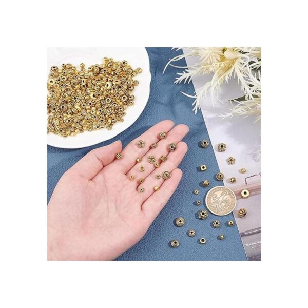 NBEADS Alrededor de 3.53 oz de cuentas espaciadoras de_3
