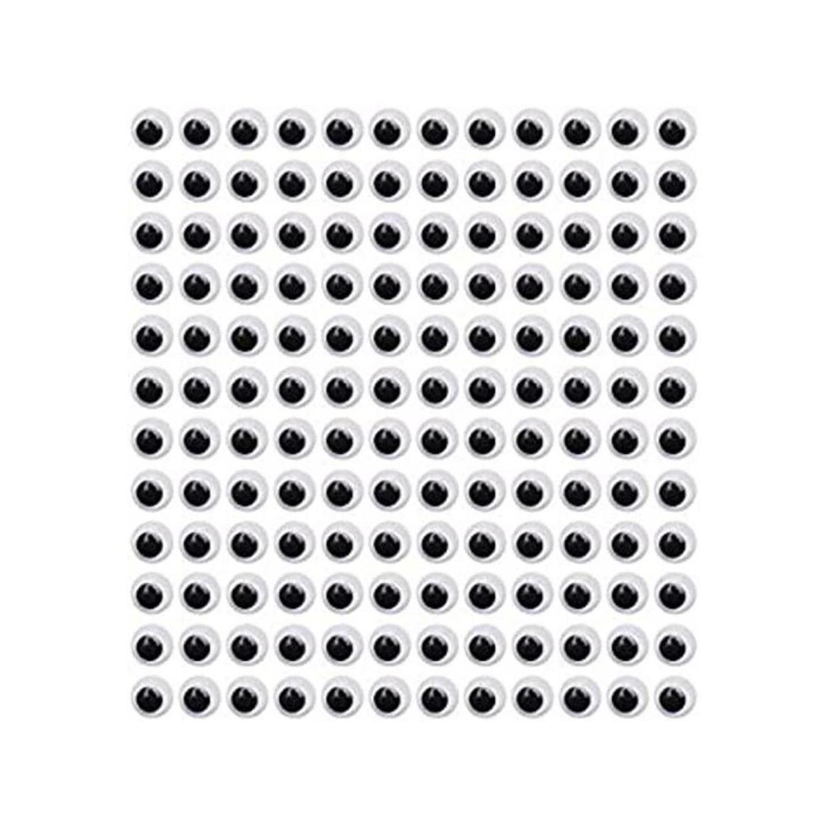 Decora ojos móviles autoadhesivos 1000 unidades 7mm