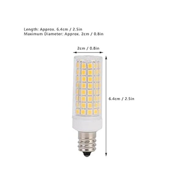 Bombilla LED E12 1000 lm fuente de luz regulable para_4