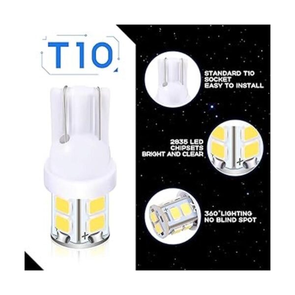Juego de 24 bombillas LED para coche T10 de 1.220 in 1.654_3