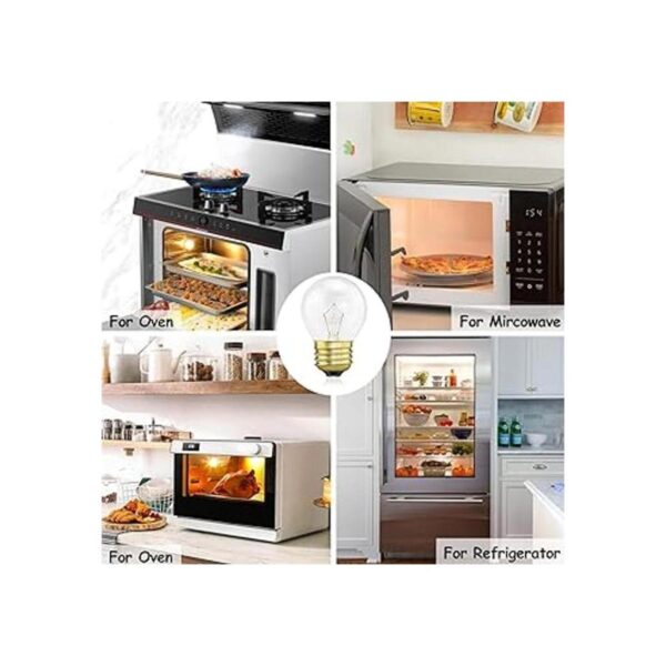 Bombilla de horno de 40 W G45 transparente alta_4