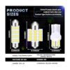 Juego de 24 bombillas LED para coche T10 de 1.220 in 1.654_2