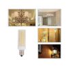 Bombilla LED E12 1000 lm fuente de luz regulable para_2