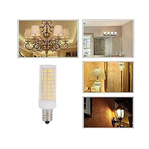 Bombilla LED E12 1000 lm fuente de luz regulable para_2