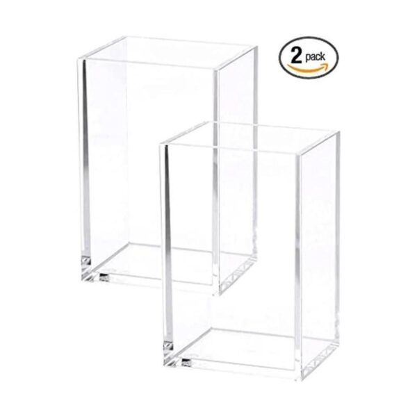 Paquete de 2 soportes para lápices de acrílico
