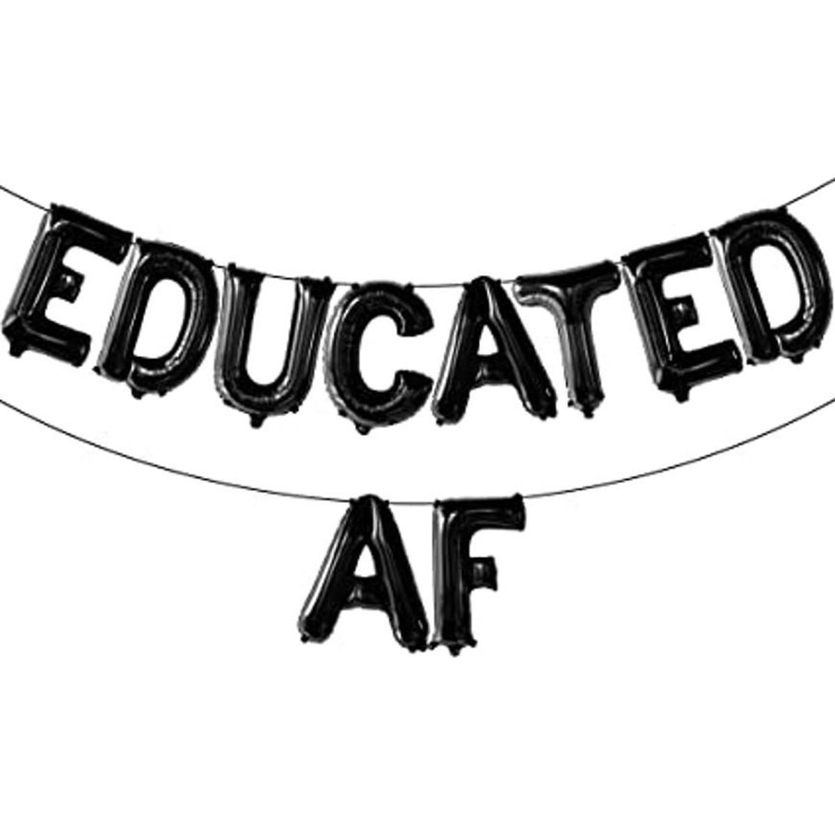 XtraLarge Banner de globos educativos de AF de 16