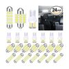 Juego de 24 bombillas LED para coche T10 de 1.220 in 1.654_1