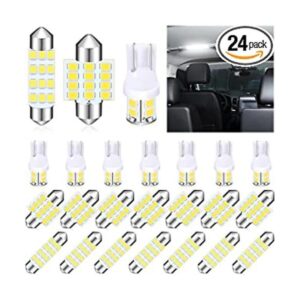 Juego de 24 bombillas LED para coche T10 de 1.220 in 1.654_1