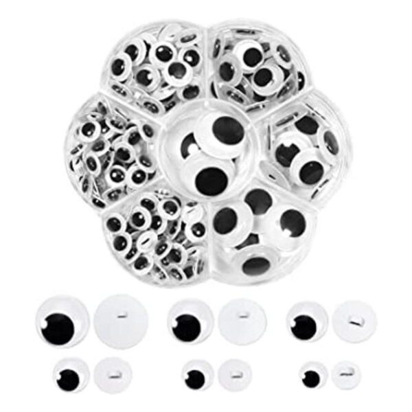 TOAOB 172 botones de ojos de movimiento para coser de
