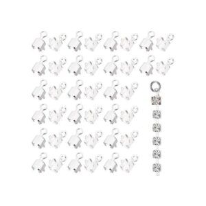 CHGCRAFT 200 piezas de conectores de cadena de latón con_1