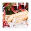 Sureio 24 piezas de dijes de copa de vino anillos