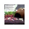 SunGrow Cueva de camarones de acuario de coco accesorios_5