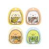 Calcomanías de PVC transparentes de animales de dibujos