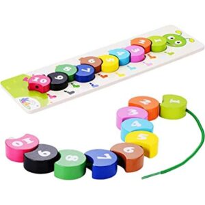 BEESTECH Montessori Juguetes de madera para niños_1