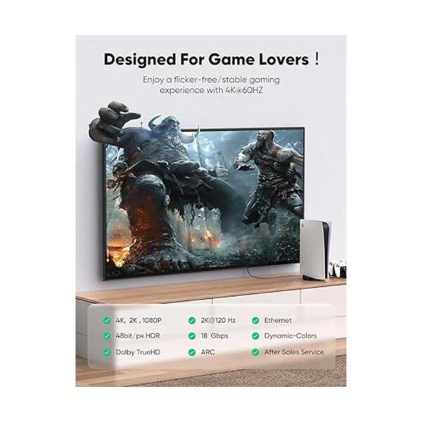 Capshi Cable HDMI de alta velocidad de 4 K Cable de 2.0_3