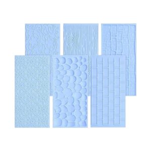 Juego de 6 moldes de fondant para decoración de pasteles