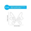 FINGERINSPIRE 12 unids mariposa rhinestone hierro en
