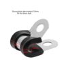 Bonsicoky 20 abrazaderas de cable tipo R de acero_2