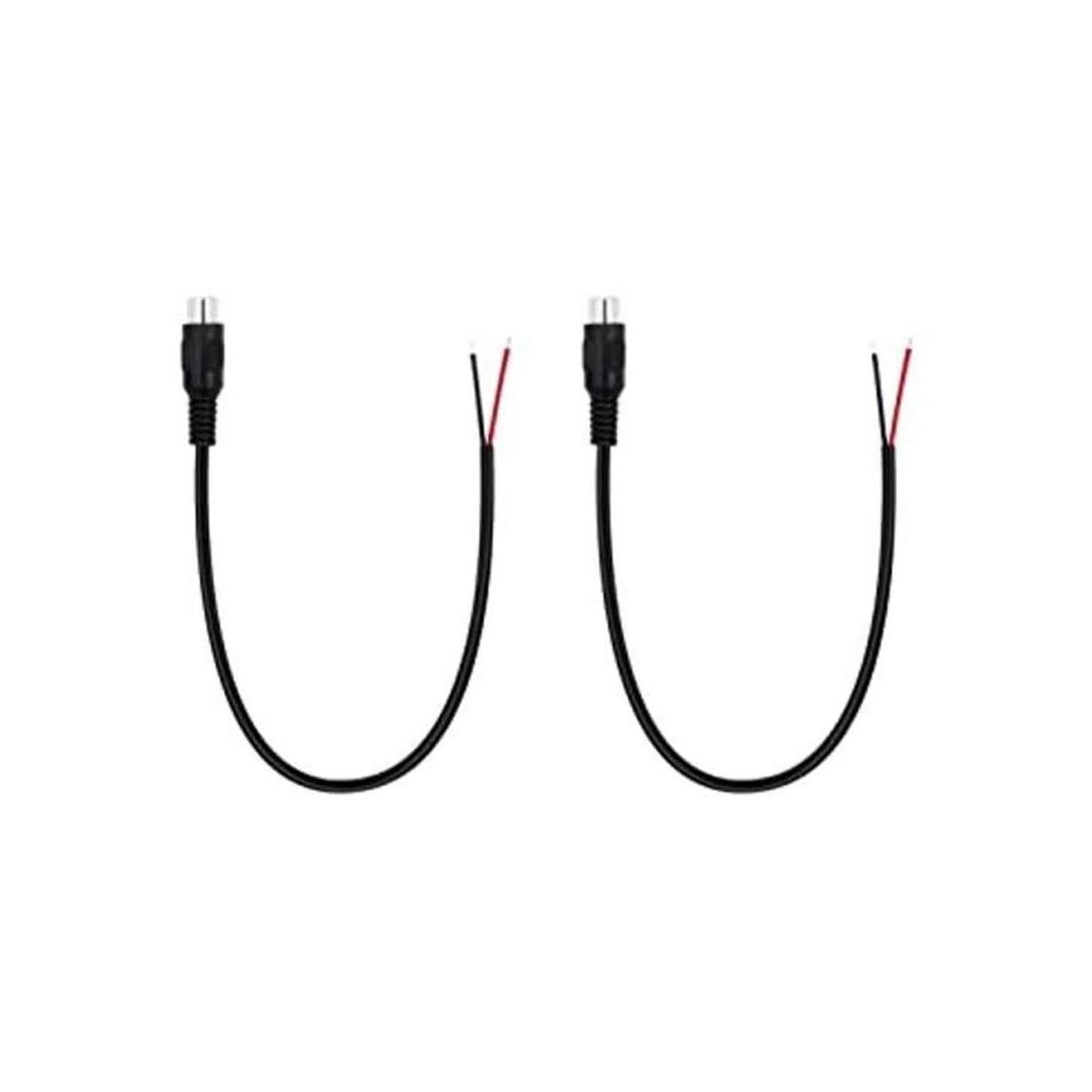 Fancasee 2 unidades Cable de altavoz RCA hembra conector