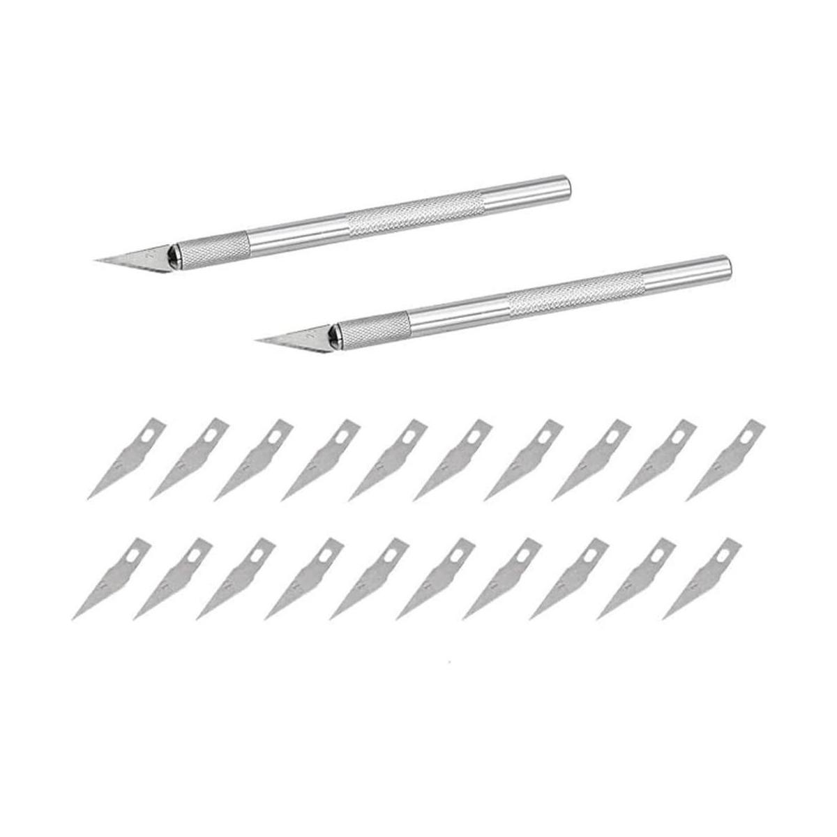 Comidox Juego de 2 cuchillos de acero inoxidable de