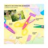 Set UCEC de tijeras multiusos y papel de colores surtidos_3
